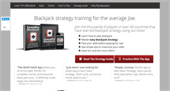 Desktop Screenshot of learnproblackjack.com